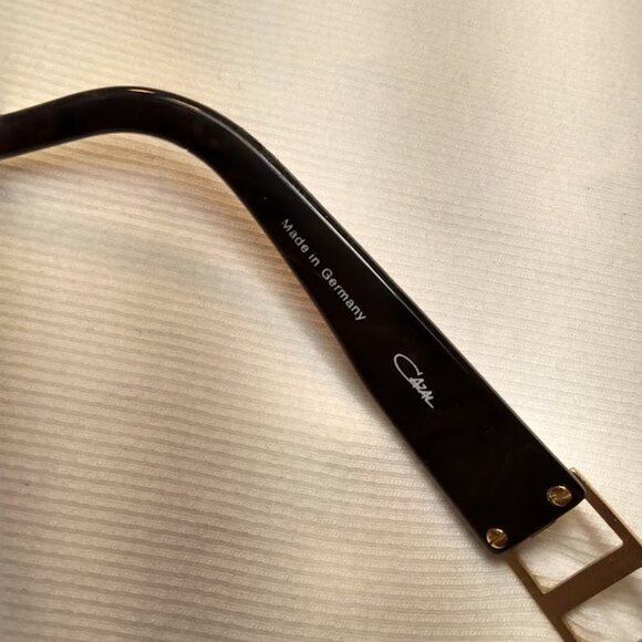 CAZAL Crystal Eyeglass FRAMES ONLY Gold/Brown Made in Germany MOD 917 61/13 135 - Picture 6 of 8
